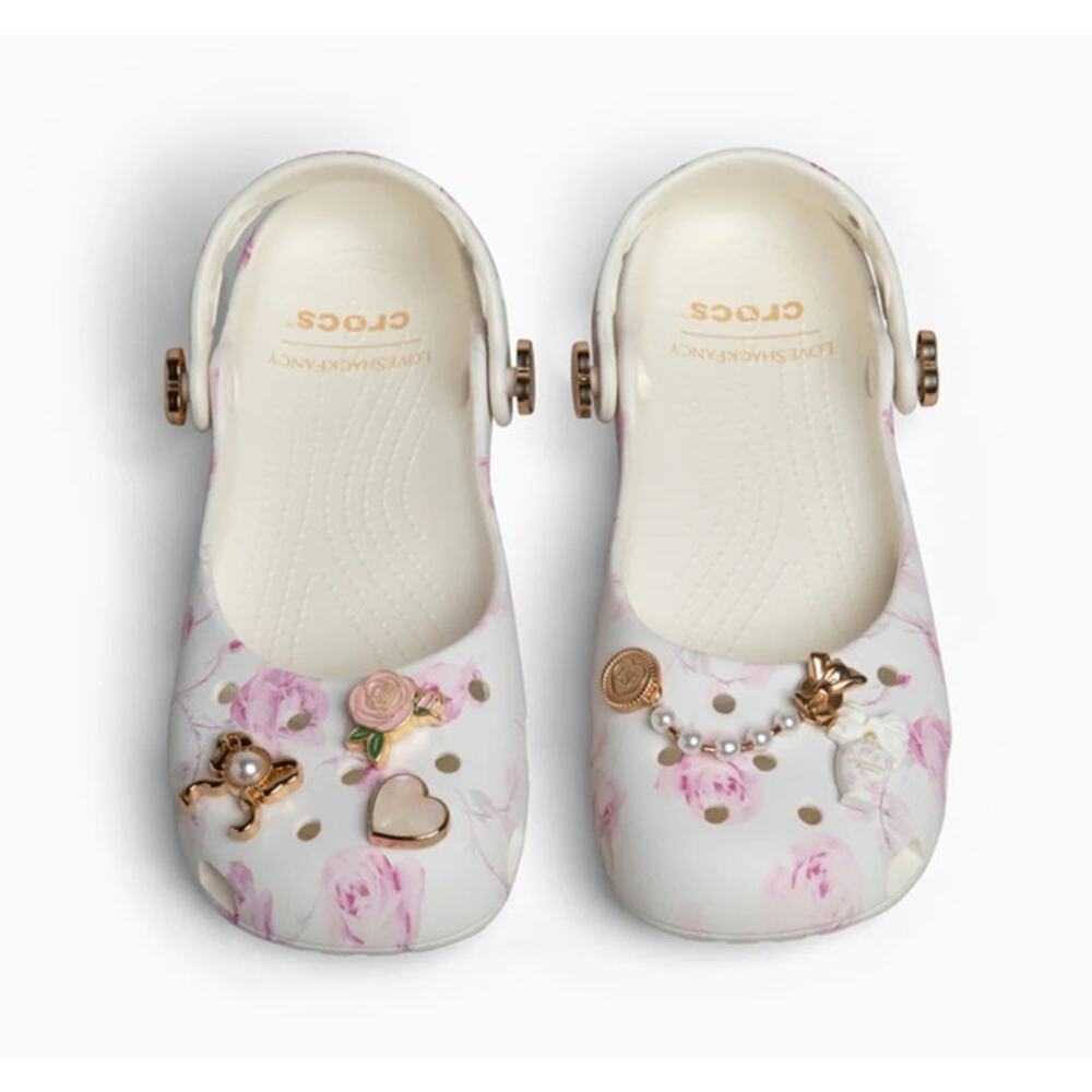 Love Shack Fancy x Crocs Womens Classic Ballet Flat with Straps Size 9 NWT - Picture 3 of 10